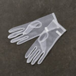 Διαφανές Γάντια " Λευκό "