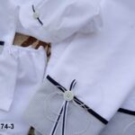 Λαδόπανα " Καρό γκρι -μπλε σκούρο  - Λευκό "