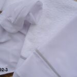 Λαδόπανα " Καρό γκρι - Λευκό "