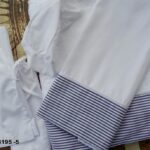 Λαδόπανα " Ριγέ μπλε - Λευκό "