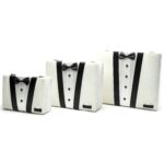 Βαπτιστικό μπαούλο πολυτελείας ορθογώνιο ” Γαμπρός “