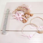 Μαρτυρικά Βραχιολάκια '' Ρόζ - Καφέ "