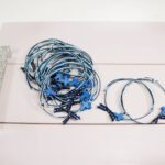 Μαρτυρικά Βραχιολάκια ” Σταυροδάκι μπλε “