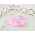 Κορδέλα Βρεφική ” Φούξ - Δαντέλα - Φιόγκο “