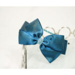 Στέκα μαλλιών ” Μπλέ - Γκλίτερ “