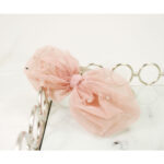 Στέκα μαλλιών ” Μπέζ –  Στράς - Γκλίτερ “