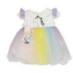 Βρεφικό φόρεμα " Unicorn & Rainbow "