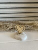 Μπομπονιέρα βραχάκι ” Καρδιά & Αρχικά “