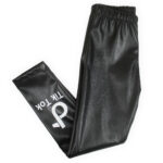 Παιδικό κολάν δερματίνη " Μαύρο tik tok "