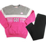 Παιδική φόρμα "Ροζ & Μαύρο"