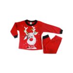 Παιδικό Christmas Πυτζαμάκι " Κόκκινη με Ταρανδάκι "