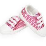Παπουτσάκι αγκαλιάς all star "Πουά φουξ"