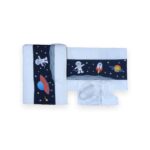 Λαδόπανο " Λευκό - Διάστημα "