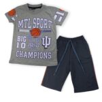 Σετάκι για αγόρι "Γκρι Αθλητικό με Βερμούδα"