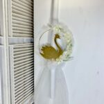 Λαμπάδα Βάπτισης " Plexi glass Κύκνο "
