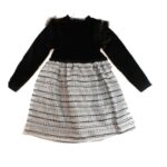 Φόρεμα βελούδο με κύκλους