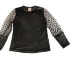 Μαύρη μπλούζα με γκλίτερ