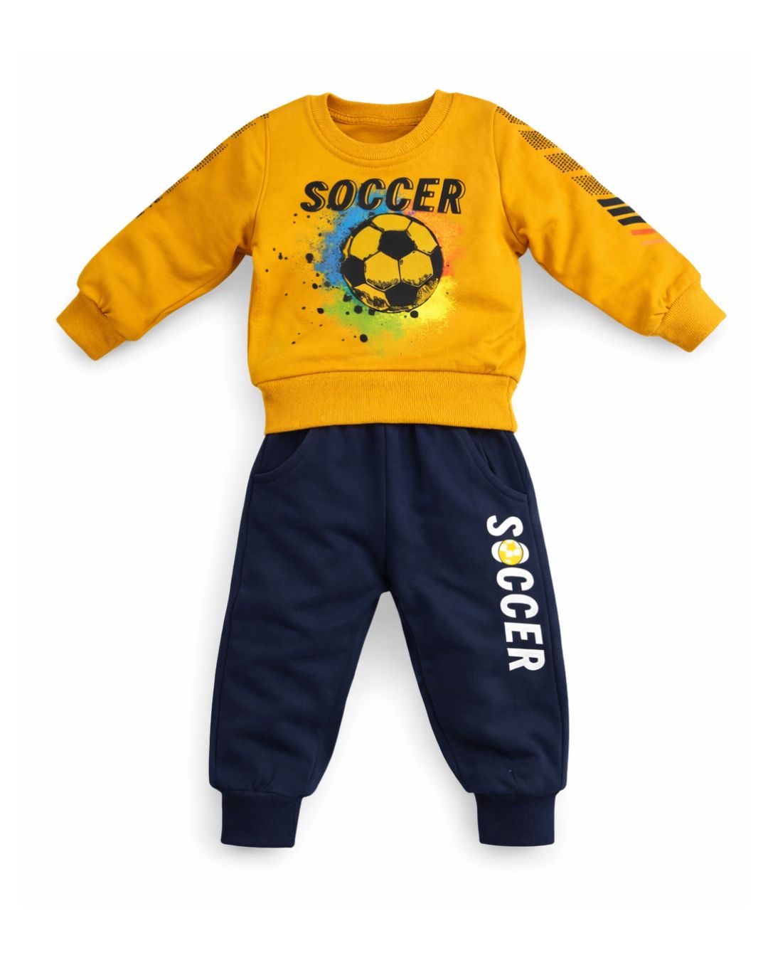 Παιδική φόρμα κίτρινη "Soccer"