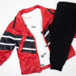 Βρεφικό σετ ”Μπουφάν–Φόρμα–Μπλούζα“