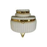 Μπαούλο πολυτελείας ημικυκλικό ”Με χρυσή ρίγα”