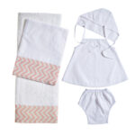 Λαδόπανο για κορίτσι "Ροζ Ριγέ"