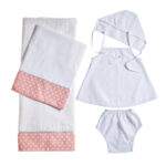 Λαδόπανο για κορίτσι "Ροζ Πουά"