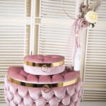 Σετ βάπτισης ”Λουλούδια με pampas”