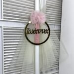 Βαπτιστική Λαμπάδα ”Plexi glass με Όνομα”