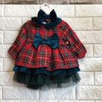 Βρεφικό Φορεματάκι "Καρό" με δώρο κορδελίτσα