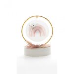 Μπομπονιέρα Βάπτισης Βραχάκι με Στρόγγυλο Κύκλο