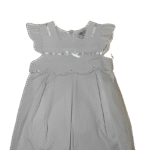 Βρεφικό Λευκό Φόρεμα με Διακριτικά Στρασάκια – Κομψό & Λιτό