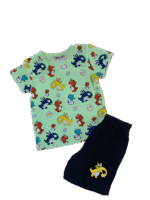 Βρεφικό-Παιδικό Καλοκαιρινό Σετ με Δεινοσαυράκια - Image 3