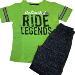 Σετάκι Παιδικό Καλοκαιριού με Κοντομάνικη Μπλούζα και Σορτσάκι