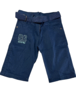 σετ για αγόρι με γαλάζια μπλούζα πόλο και μπλε βερμούδα - Image 3