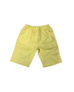 Σετ αγοριού με ριγέ πουκάμισο και κιτρινωπό σορτσάκι - Image 3