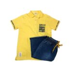 Σετ αγοριού με κοντομάνικη πόλο και τζιν