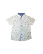 Σετ αγοριού με κοντομάνικο πουκάμισο και τζιν βερμούδα - Image 2