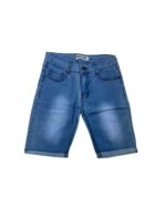 Σετ αγοριού με κοντομάνικο πουκάμισο και τζιν βερμούδα - Image 3