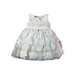 φόρεμα κοριτσιού με δαντέλα και τούλι