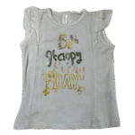 Σετ κοριτσιού με ροζ φούστα και λευκή μπλούζα με λεπτομέρειες