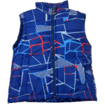 Αμάνικο μπουφάν αγοριού με γεωμετρικό σχέδιο