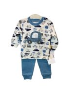 Βρεφική Πιτζάμα Σετ 2 Τεμαχίων – Σχέδιο Αυτοκινητάκι