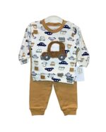 Βρεφική Πιτζάμα Σετ 2 Τεμαχίων – Σχέδιο Αυτοκινητάκι - Image 2