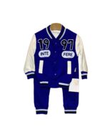 Βρεφικό Σετ Αγόρι – Μπλε/Λευκό «1997» (3 τεμάχια)