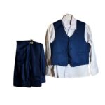 Παιδικό Κουστουμάκι Αγoριού σε Μπλε & Λευκό – Τριπλό Σετ