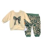 Βρεφικό Σετ 2 τεμαχίων – Μπλούζα & Παντελονάκι με Φιόγκο