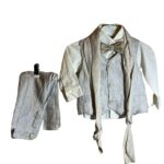 Βαπτιστικό Ρουχάκι – Κομψό 4τμχ σε Εκρού & Μπεζ