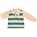 Βρεφικό Σετ Polo Ριγέ με Παντελόνι - Image 2