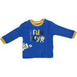 Βρεφικό Σετάκι “Fun Jungle” με Γαντάκια, Σαλιάρα & Σκουφάκι – Κίτρινο & Μπλε - Image 3