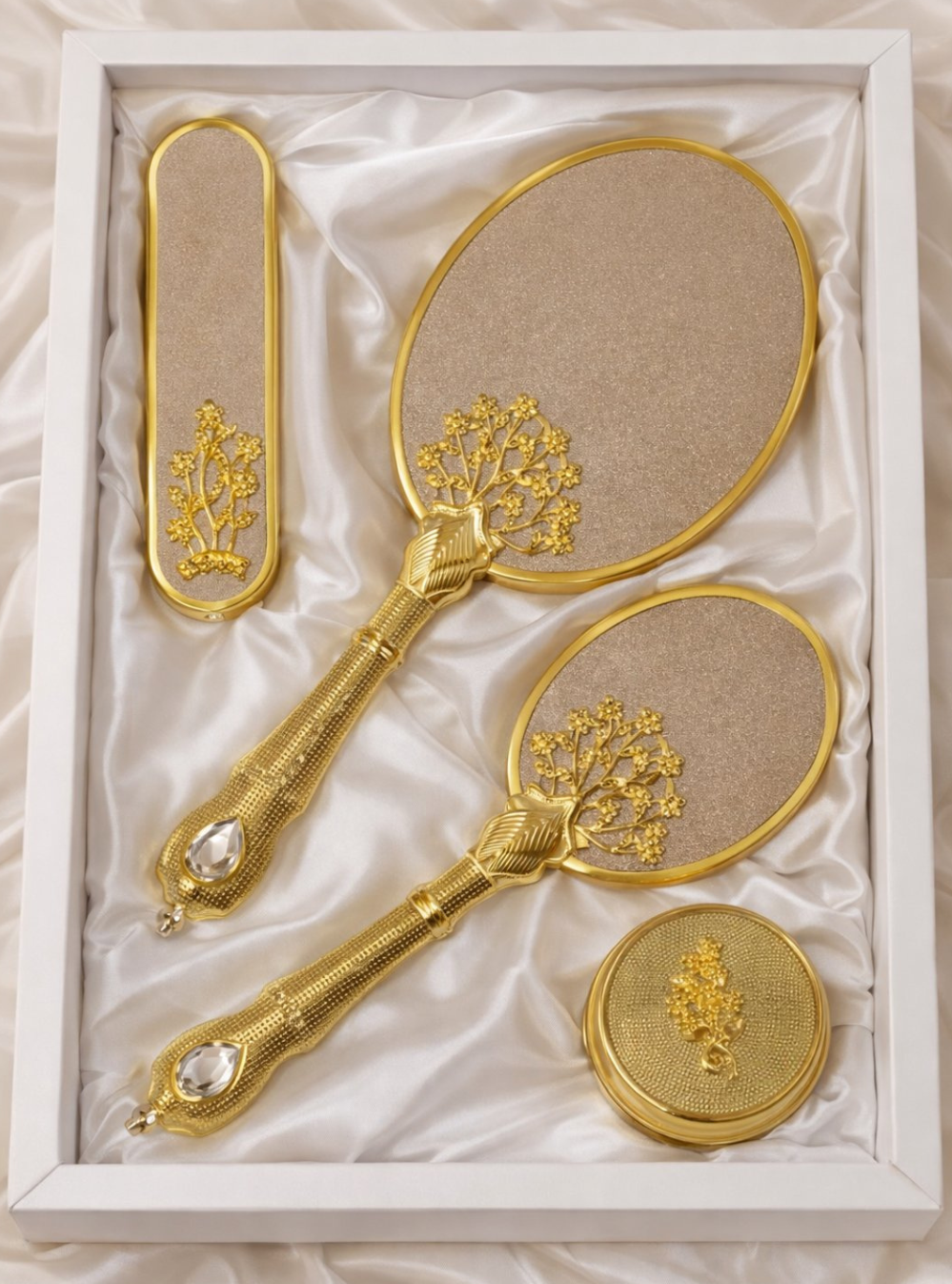 Σετ Νύφης - Χρυσό με Γκλίτερ